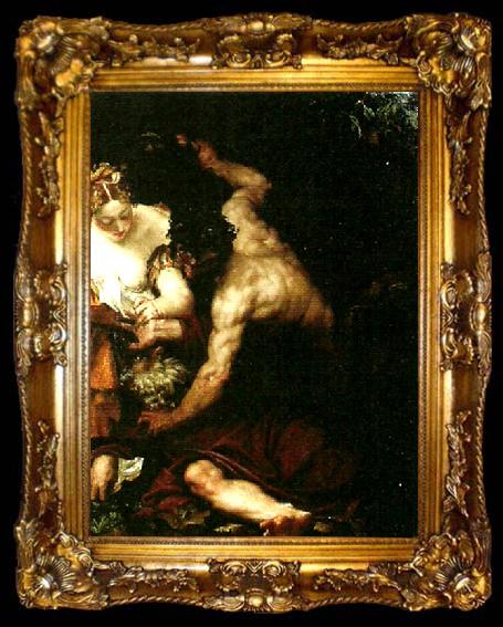 framed  Paolo  Veronese temptation of st. anthony, ta009-2